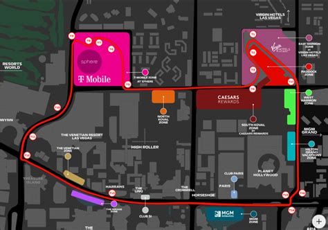 f1 vegas track layout map.